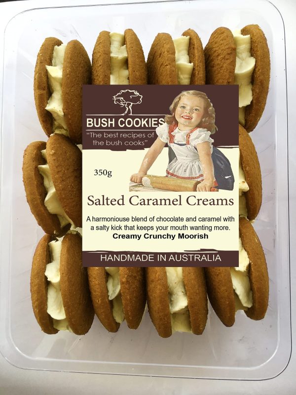 Salted Caramel Cream 350g by Bush Cookies