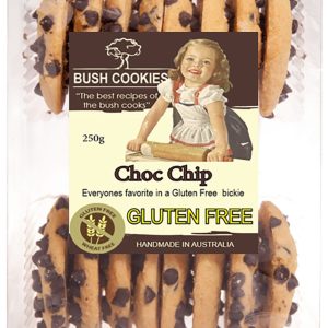 Gluten Free Chocolate Chip Cookies 250g - Bush Cookies