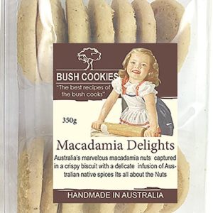 Macadamia Delight Biscuits by Bush Cookies 250g ( Best Before - April 30