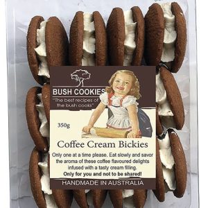Coffee Cream Biscuits Cream filled by Bush Cookies 350g ( BB - April 26