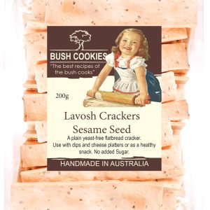 Lavosh Crackers - Sesame Seed -200g - Carton of 12